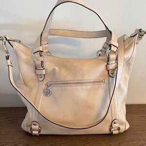 Coach Alexandra Convertible shoulder Bag Cream F17566